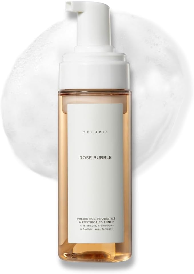 Rose Bubble Pre, Pro & Postbiotics Toner - Balancing microbiome Toner with Super-Absorbing Rose Bubble (150ml)