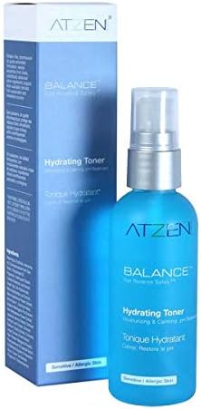 Balance Skin Toner Mist & Face Mask - for After Facial Cleansing, Makeup Primer. Moisturizes & Calms Redness. Restores pH ...