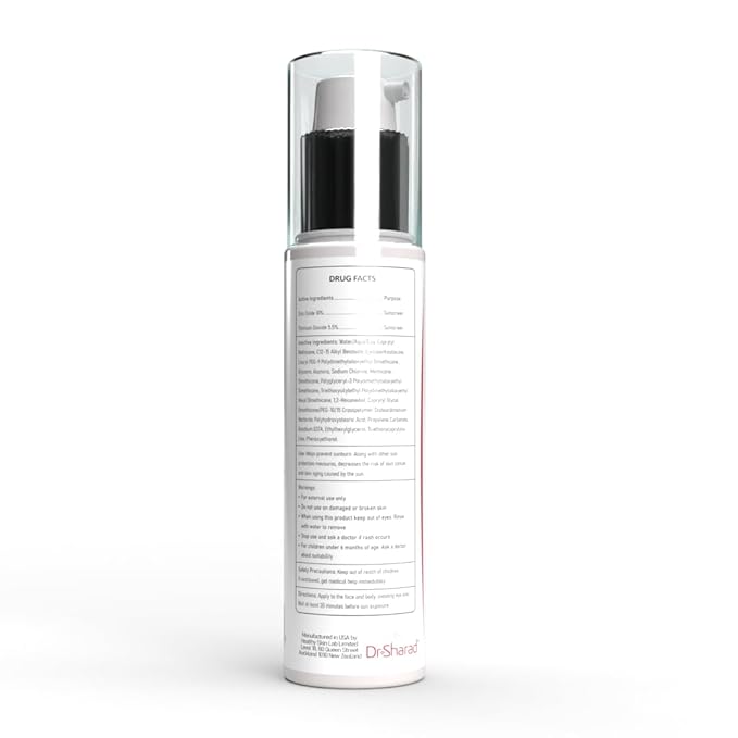 Healthy Skin Lab Shield, Moisturizer & Mineral Sunscreen SPF 30, Broad Spectrum For Face & Body, Zinc Oxide & Titanium Dioxide For Protecting & Hydrating Sensitive Skin, Dermatologist Recommended, 4oz