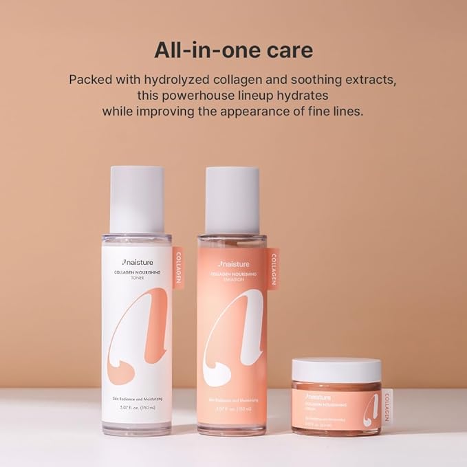 Naisture Collagen Toner – Balancing Milky Face Toner with Hydrolyzed Collagen for Lightweight and Non-Greasy Moisturization