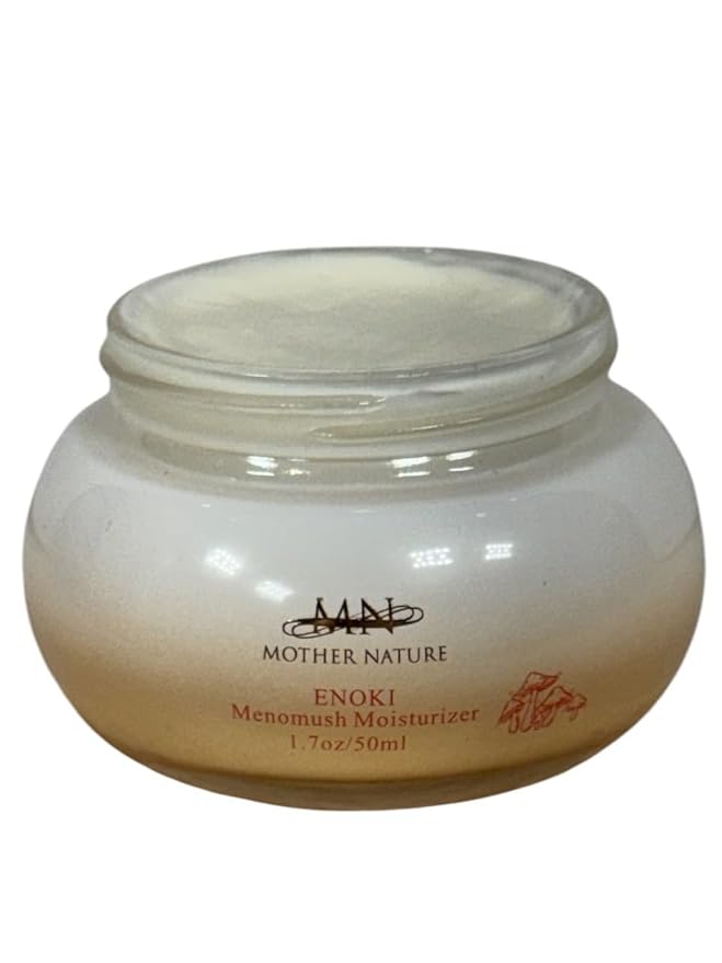 MN Mother Nature Enoki Menomush 5-Piece Skincare Set – Cleanser, Toner, Serum, Mask & Moisturizer – Mushroom Antioxidant Complex for Glowing, Radiant Skin – Anti-Aging & Hydrating Daily Routine