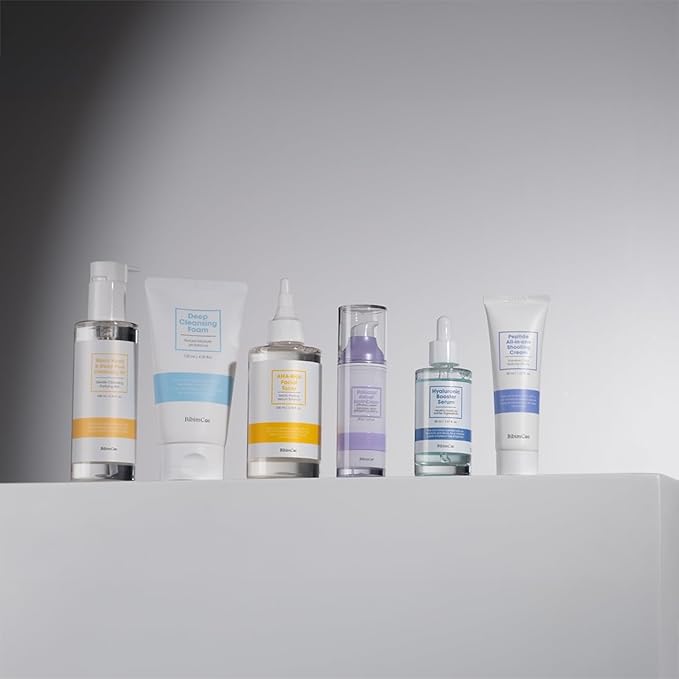 Skin Cycling Method Set - skin cycling kit, retinoid night cream, exfoliating toner, hydrating serum, Korean skincare set