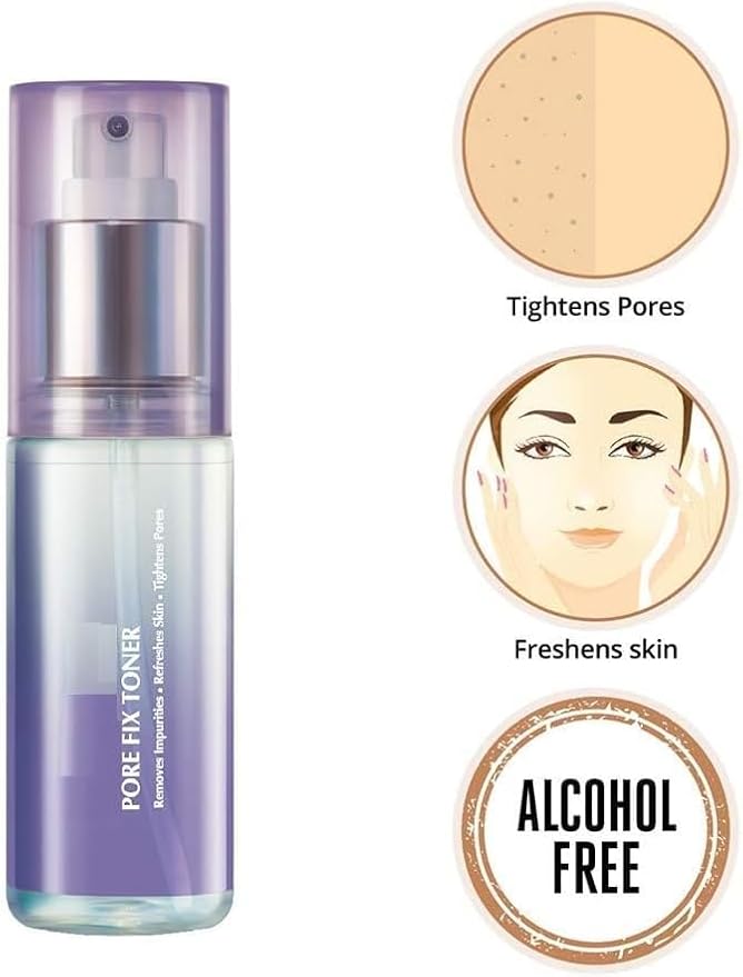 Toner, with Lavender & Witch Hazel, Removes Oil and Impurities, Tightens and Unclogs Pores, 60 ml