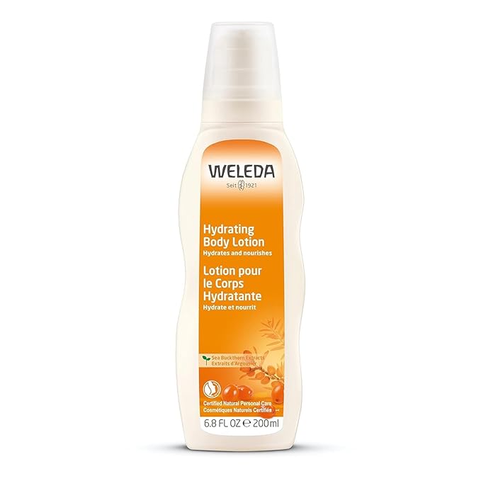 Weleda Hydrating Sea Buckthorn Body Lotion, 6.8 Fluid Ounces (Pack Of 2)