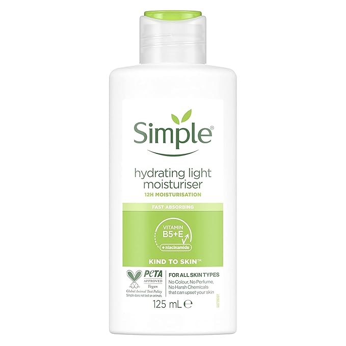 Simple Sensitive Skin Experts Hydrating Light Moisturizer, 4.2 FZ (Pack of 3)