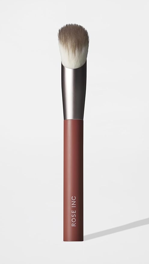 Rose Inc Number 2 Angled Blush Brush - Vegan & Sustainable Makeup Brush for Precise Application