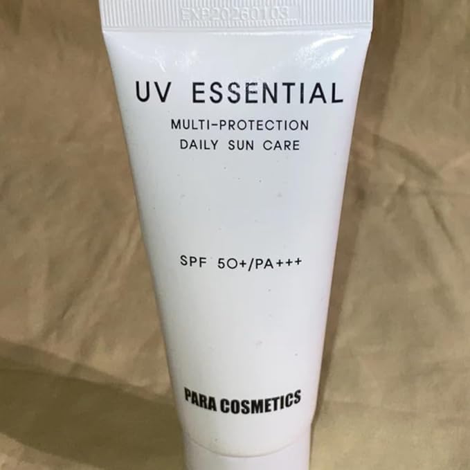 Para Cosmetics UV Essential Multi-Protection Daily Sun Care SPF 50+/PA+++ Broad Spectrum Sunscreen with Lightweight, Non-Greasy Formula for Everyday Skin Protection