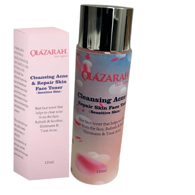 Skin-Clarifying Face Toner for Acne Treatment - Gentle on Sensitive Skin, Refreshes, Soothes, and Eliminates Acne, 4 Fl. oz