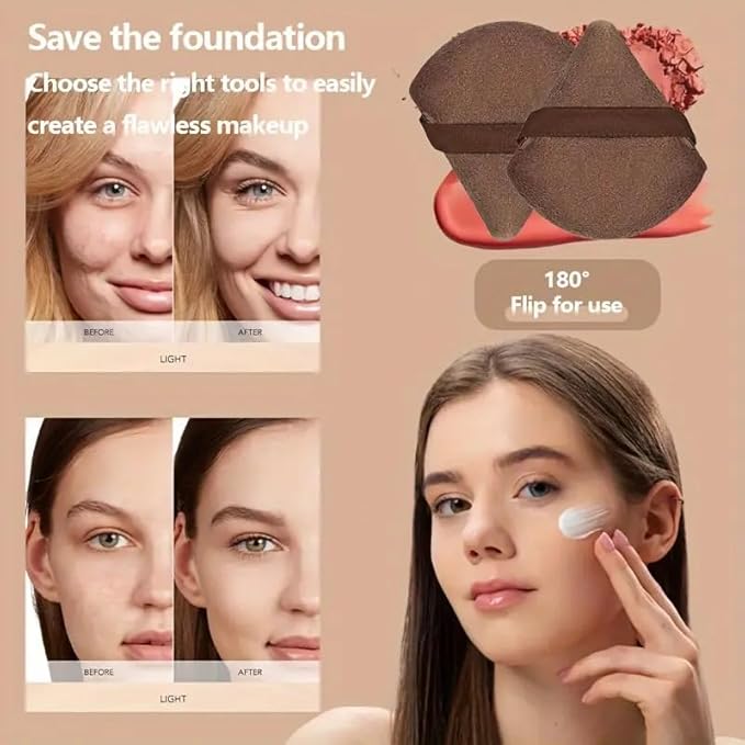 MZGGDM 64Pcs Brown Makeup Brushes Set with Case Professional Foundation Powder Concealers Eyeshadow Contour Blush Makeup Brush Kits Travel Make up Brushes & Tools Eye and Face Makeup Kit