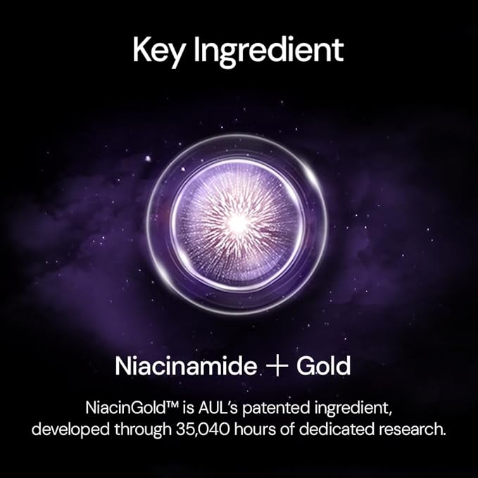 AUL NiacinGold Clear Pad 120 Pads ㅣ Vegan Daily Facial Toner Pad with Niacinamide and Gold ㅣ Soothing Hydrating Pore Care for Sensitive Skin