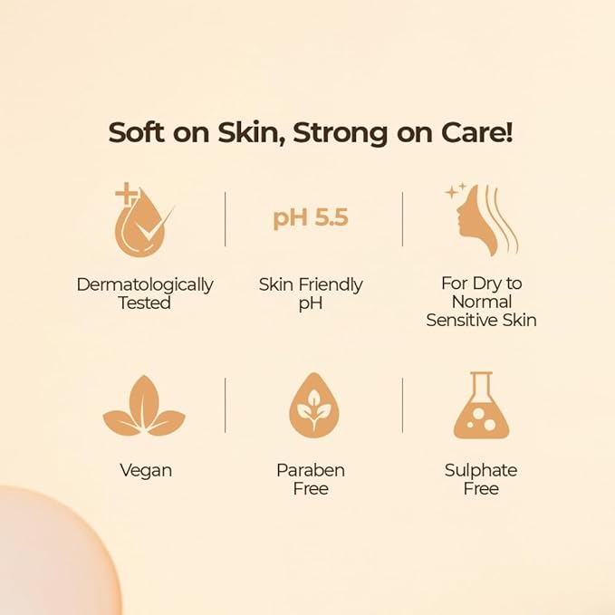 UV Doux Face Cleanser | Enriched with Hyaluronic Acid, Jojoba Oil, Niacinamide | Deep Cleansing & Hydration | Removes Excess Oil | Sulphate & Paraben-Free For All Skin Types 4.4 fl oz.