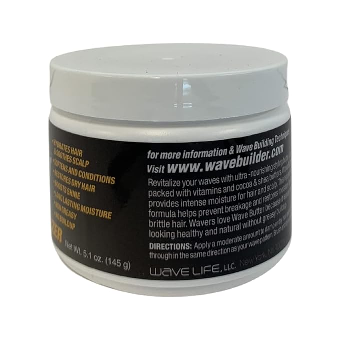WaveBuilder Cocoa & Shea Wave Butter Moisture Revitalizer, 4.8 oz (Pack of 2)