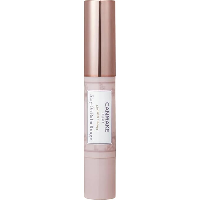 CANMAKE - Stay-On Balm Rouge - Tinted Lip Moisturizing Long-Lasting Protection - 0.1oz (2.8g) (16 Earl Grey Leaf)