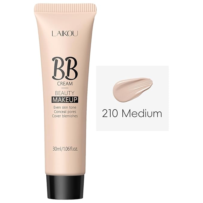 renvena Tinted Moisturizer BB Cream for Women Hydrating Lightweight Foundation Full Coverage Concealer All Skin Types Moderate Nude One Size