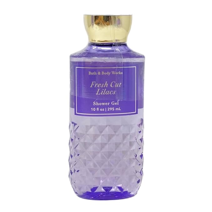 Bath & Body Works Fresh Cut Lilacs 3 Piece Bundle - Fragrance Mist - Body Cream - Shower Gel - Full Size