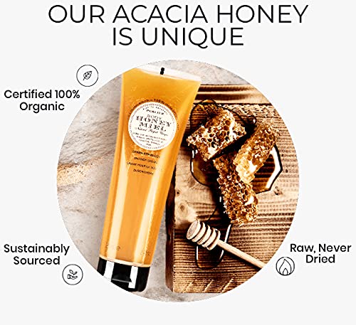 Perlier Sweet Honey Miel Shower & Bath Cream - Nourishing & Soothing Luxury Bath Cream Made With 100% Organic Italian Honey For Deep Moisturization And Hydration (8.4 Fluid Oz.)