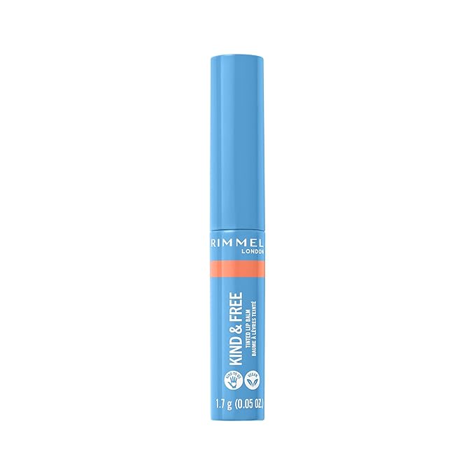 Rimmel Kind & Free Tinted Lip Balm, 004 Hibiscus Blaze, 4g