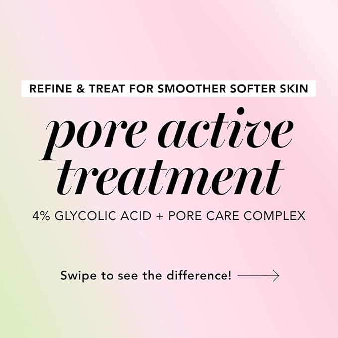 Saturday Skin Pore Clarifying Toner 10% Glycolic Acid&AHA Deep Cleansing and Pore Serum Active Treatment for Face 4% Glycolic Acid + Pore Care Complex Help Refine Skin’s Texture Sebum Control