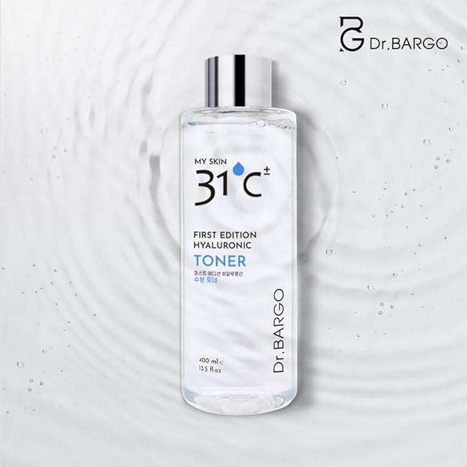 First Edition Hyaluronic Toner with Hyaluronic Acid, Niacinamide, and Oat Extract, Soothing, Moisturizing, Improves Radiance and Elasticity, Reduces Oiliness and Dryness. 13.5 fl.oz, White