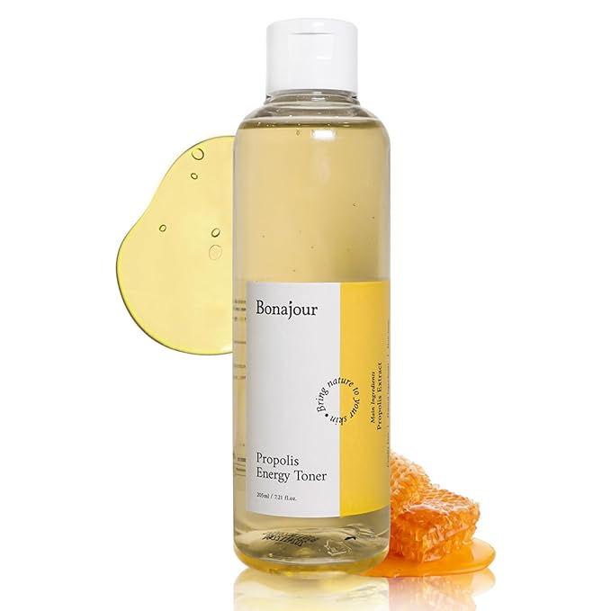 BONAJOUR] Propolis Natural Facial Moisturizing Energy Toner - Strengthening skin barrier & Soothing for acne and sensitive skin