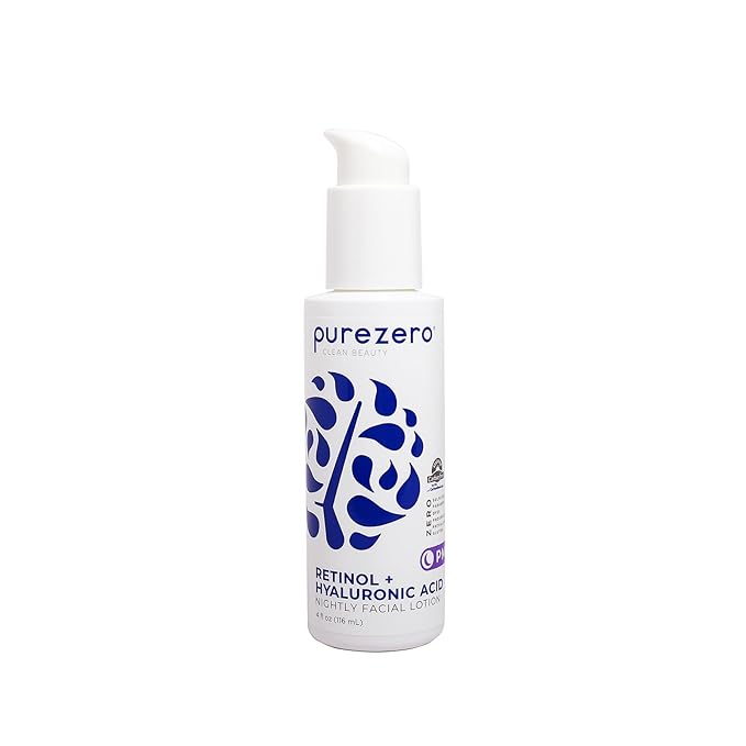 Purezero Moisturizing Night Cream – Hydrating & Anti-Aging Face Moisturizer with Pure Ingredients, Paraben-Free, Vegan, Cruelty-Free, 4 oz