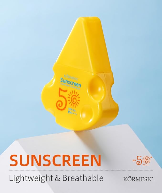 5-in-1 Broad Spectrum Sunscreen SPF50+ PA++++, Lightweight Watery Essence, Strong UVA/UVB Protection, Water Resistant, Non-Greasy & Gentle for Face and Body (Small Triangle)