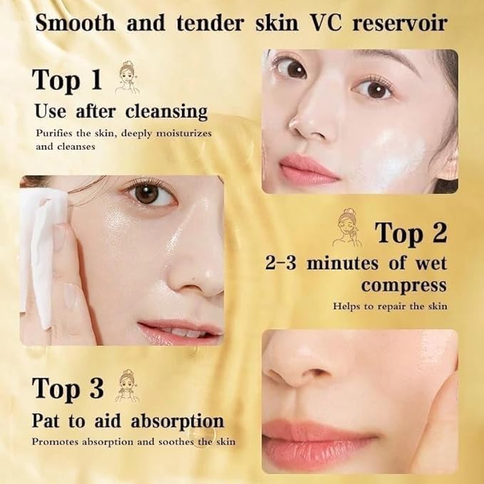 VC Toner Korean, 500 ml VC Toner Refreshing Hydrating Rejuvenating Wet Compress Moisturizing Water Lotion (1)