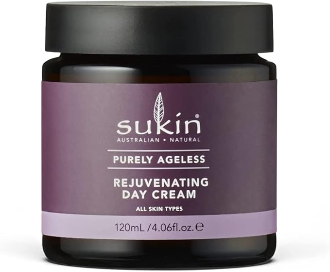 Sukin Purely Ageless Rejuvenating Day Cream, All Skin Types, Paraben Free, Cruelty Free, 4.06 Fluid Ounces (Pack Of 1)