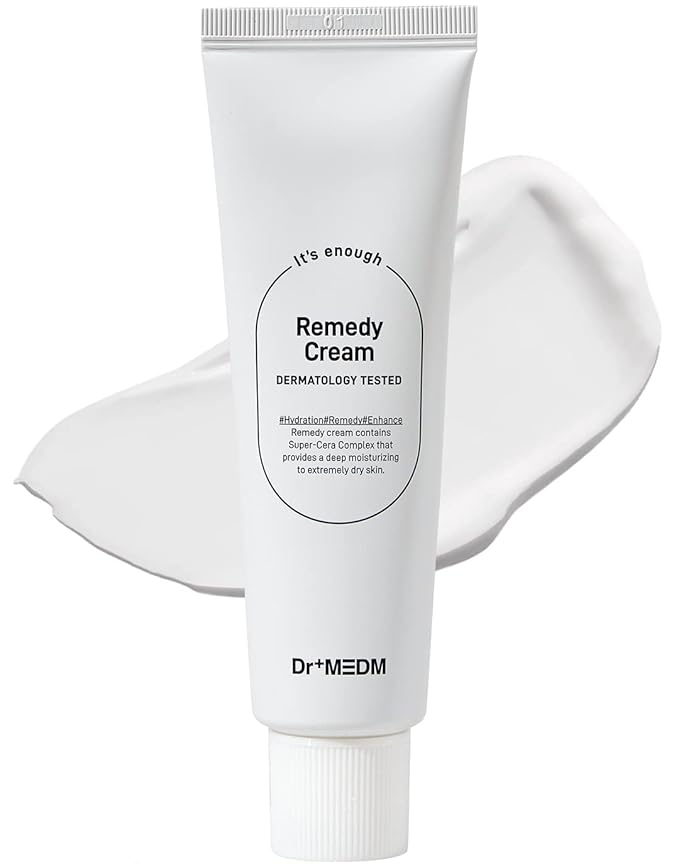 Facial Remedy Cream, Skin Barrier Repair Face Moisturizer with Hyaluronic Acid & Amino Acid, for Extremely Dry & Cracked Skin, 1.69 fl.oz.