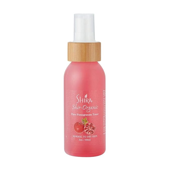 Shira Shir-Organic Trio for Normal to Dry Skin - Coconut Oatmeal Cleanser(89ml), Pomegranate Toner(89ml) & Apricot Moisturizer(15ml)