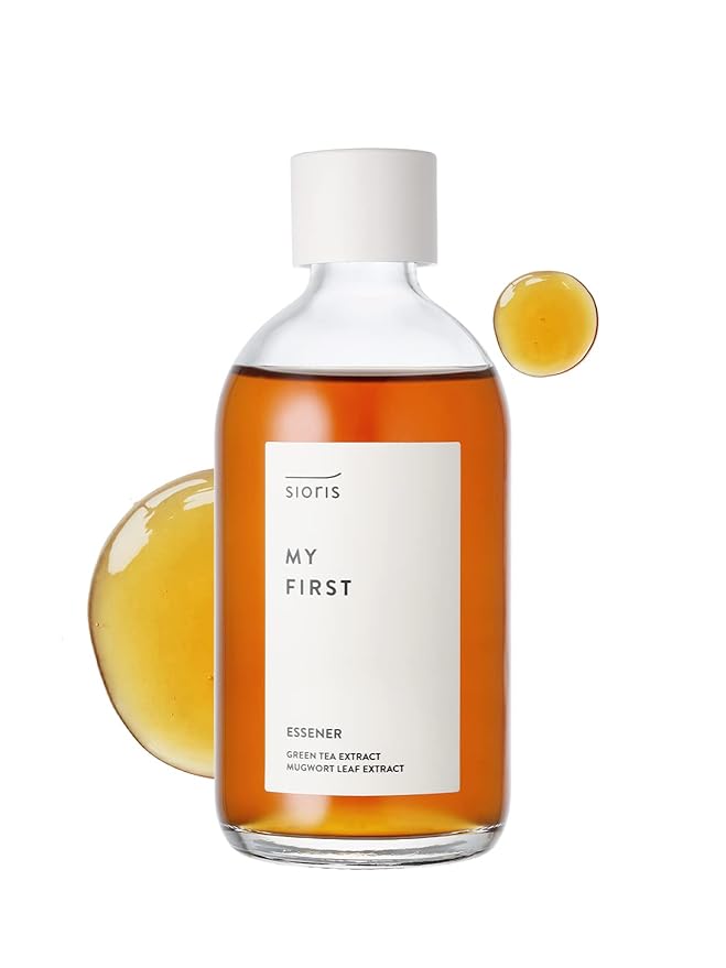 SIORIS Green Tea Hydrating Serum, Organic Korean Facial Care for Sensitive Skin, Soothing Moisture Booster with Mugwort & Fermented Soybean, Lightweight Daily Face Serum – 3.38 fl oz
