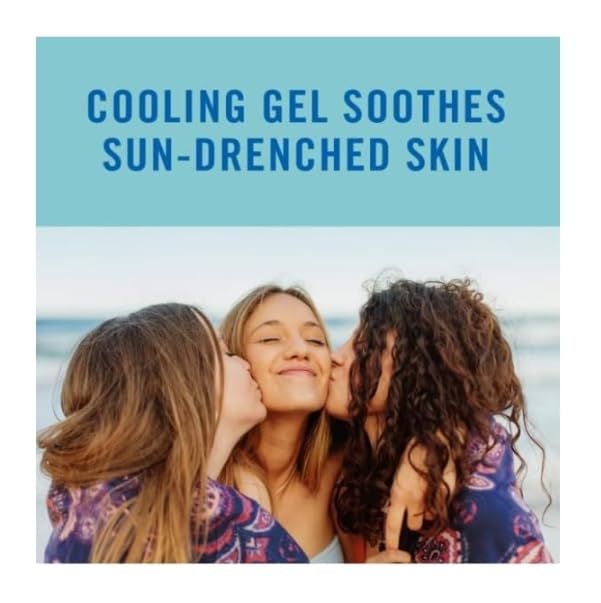 Soothing after Sun Aloe Gel for Sunburn Relief, All Skin After Sun Protection, 16 fl oz