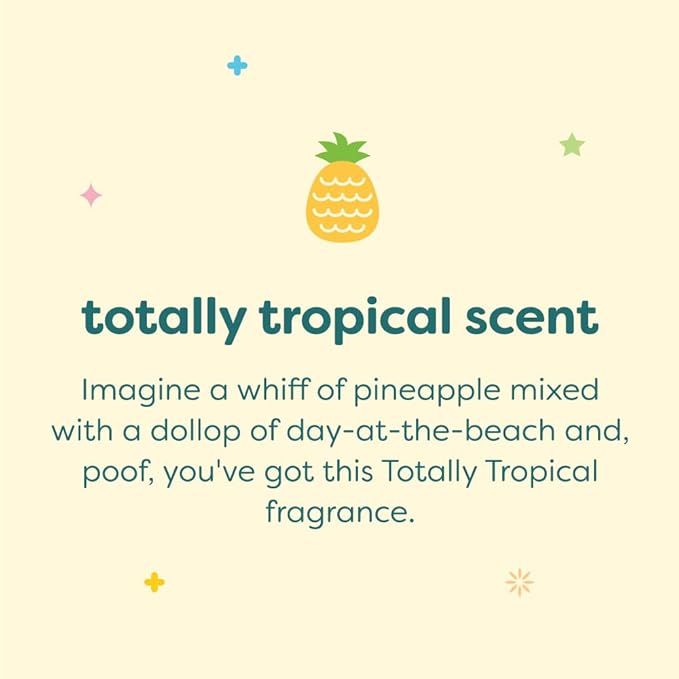 Babyganics SPF 50 Kids Mineral Sunscreen Roller Ball,Totally Tropical | UVA UVB Protection | Octinoxate & Oxybenzone Free-| Water Resistant-| (3 ounce),(Pack of 4)