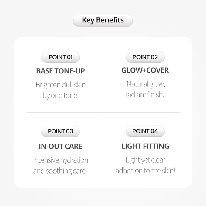 Farmstay Glow Pink Tone-Up Cushion – Lightweight Coverage, Even Skin Tone, Korean Beauty Cushion Compact for a Radiant Look 0.52 oz. /15g
