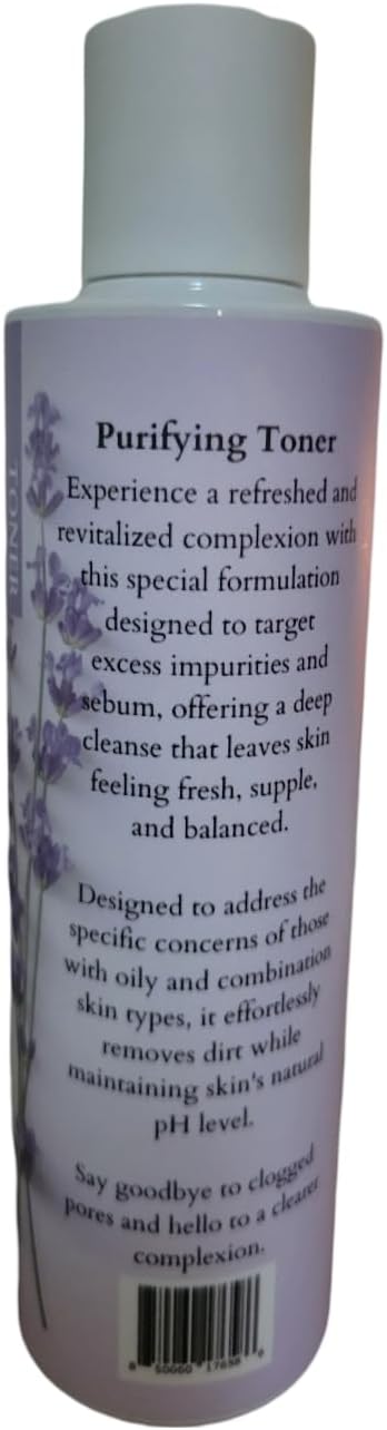 E.ssential Barefaced Purifying Toner, 6.76 FL OZ, Clears pores, balances Skin pH, All Natural, with Lavender Flower Water, Salicylic Acid, Rhamnose and Calamus Root