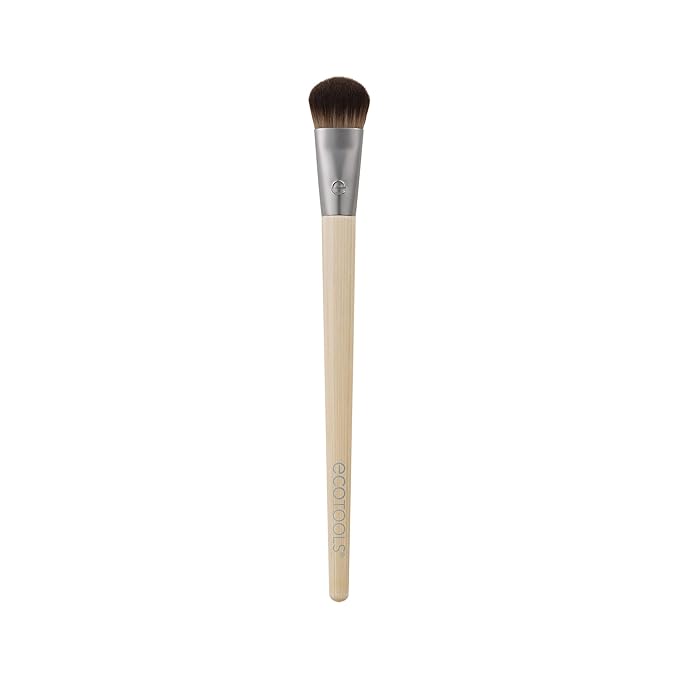 EcoTools Precision Concealer Makeup Brush, For Concealing Under Eyes & Imperfections, Sculpt Skin, Works With Liquid & Cream Makeup, Synthetic Bristles, Cruelty-Free & Vegan, 1 Count