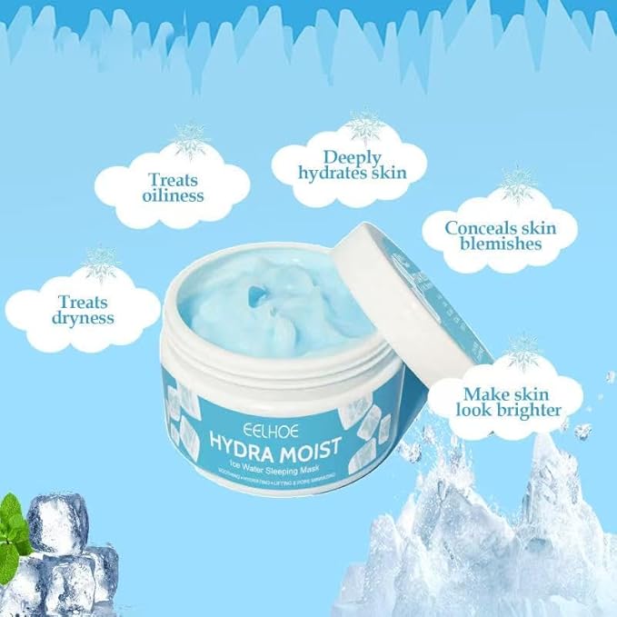 Water Sleeping Mask for Bright, Glowing Skin & Barrier Support;Moisturize And Hydrate Cream；Hydrating Emulsion Moisturizing Balm Nourishing Lotion