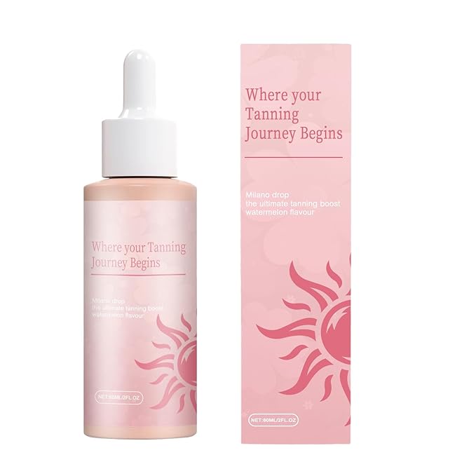 Sunless Tanning Drops To Drink, Drinkable Sunless Tanning Drops, Moisturizing Bronzing Tanner for Face & Body, Toxin Free Tanner for Fake Tan