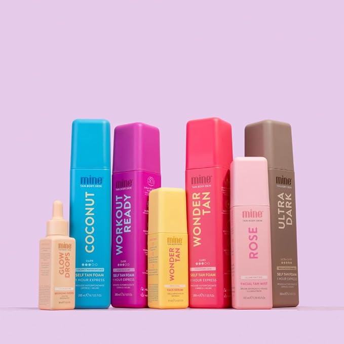 MineTan Clear Self Tanning Gel | Gradual Invisible Tan Gelly - Best Transfer Free Sunless Tanner, Hydrating, Quick Apply, Hyaluronic Acid, Use Daily for Dark Bronze Results, Face & Body, 8 Fl Oz