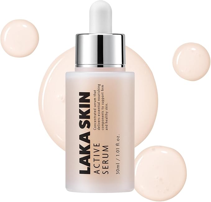 LAKA Skin 4 Step Skin Boost Routine for Firm and Radiant Skin- Scaling Toner, Active Booster, Active Serum, Wrapping Cream