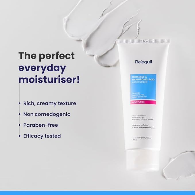 RE' EQUIL Ceramide & Hyaluronic Acid Moisturiser For Normal to Dry Skin -100 g