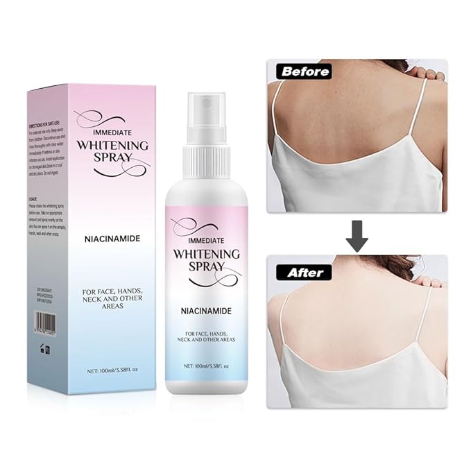 2PCS Whitening Spray for Women Skin Immediate Brightening Moisturizing BB Cream Face Foundation Skin Care