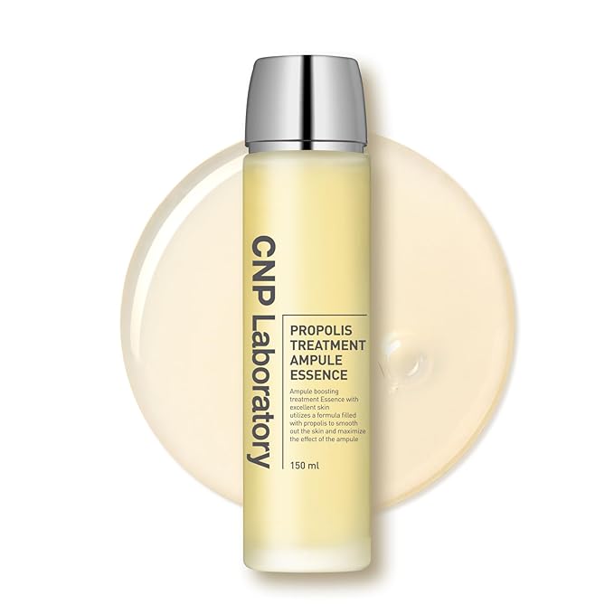 CNP Lip & Toner Set - Honey Lip Butter & Ceramide Essence Bundle | Propolis-Infused, Intense Hydration & Calming for Sensitive Skin | Korean Skincare