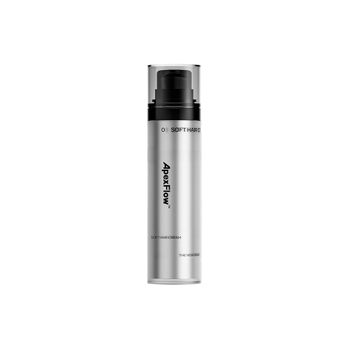 ApexFlow Hair Volume Styling Cream for Curl, Thin & Flat Hair-Texturizes & Defines, Smooths, Hydrates, Gentle Formula, De-Frizzes, Eco-Friendly Refill Design, Non-Greasy for Men and Women(Large 1pcs)
