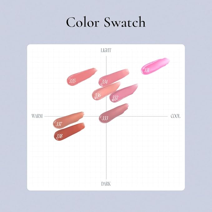 DINTO Official Overlord Lip Glaze | Korean Cosmetics | Vegan | Moisturizing Gloss | Glass Lip | Long Lasting Color | High Density (333 Fee Marraine)