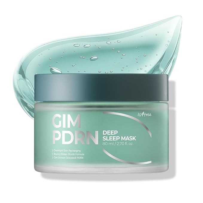 ISNTREE Hydration & Firming Skincare Set – Hyaluronic Acid Sun Gel + Aqua Gel Cream + PDRN Ampoule + Sleeping Mask | Korean Skincare Routine Bundle