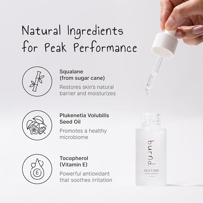 burnd Performance Sunscreen + Face Serum Bundle, High-Performance Sun Protection & Daily Skin Care, Lightweight, Non-Greasy, Built for Active, Outdoor Lifestyles