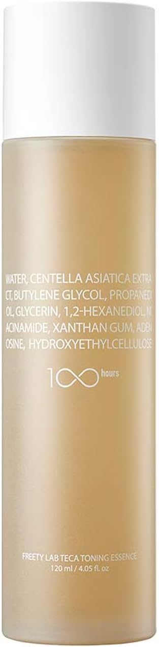 TECA Toning Essence, Centella Asiatica Extract Hydrating Toner, Korean Anti-Aging Skin Care, 4.05 Fl oz