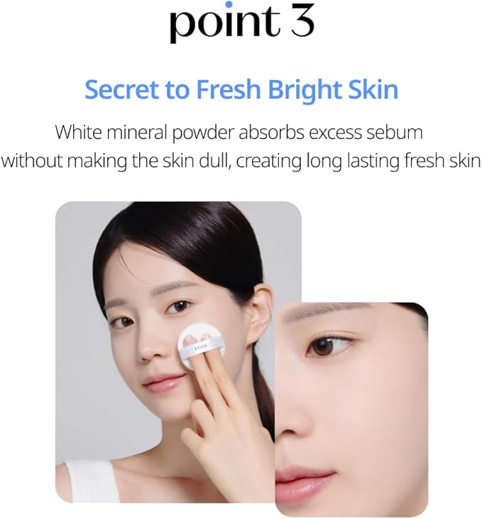 Etude Sebum Soak Pact | Facial Oil Control and Soft Skin with This Mineral Powder that Absorbs Sebum for a Matte Face | Korean Makeup, KBeauty, Perfect for Gift