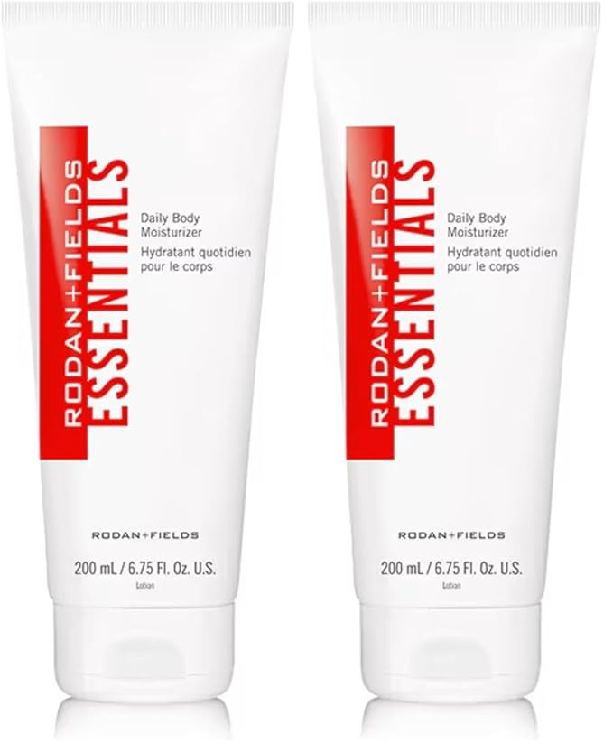 RODAN + FIELDS ESSENTIALS Daily Body Moisturizer, 6.8 ounces, Body Lotion for Dry Skin, Hydration, Elevate Skincare, Skin Moisturizer (Pack of 2)